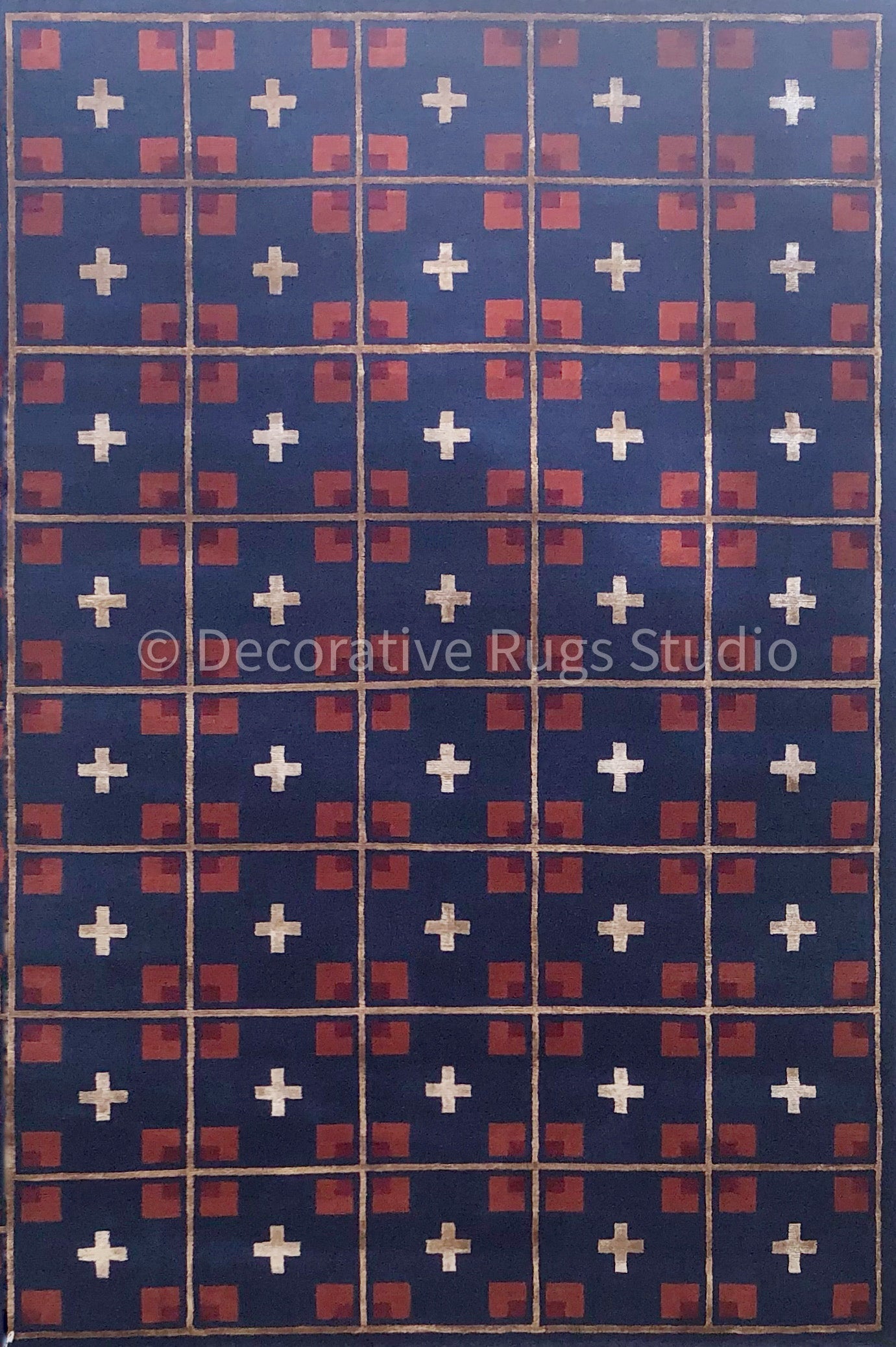 Checker Blue