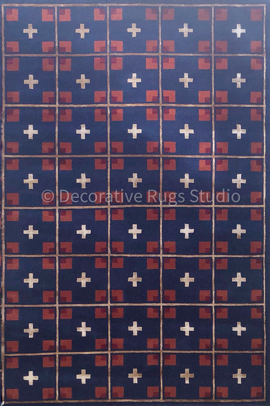 Checker Blue
